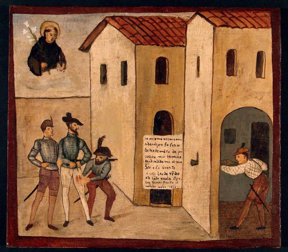 Tolentino, Gentleman (Giacomo Adana[n]son) wounded by a firearm preview image